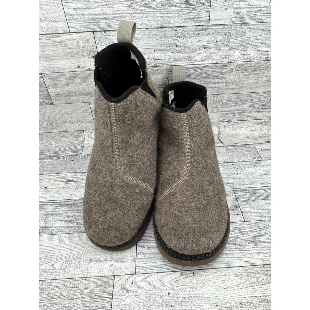 Chaco Revel Chelsea Boots Women Sz 7 Brown Felted Luvseat‎ Footbed JCH108912